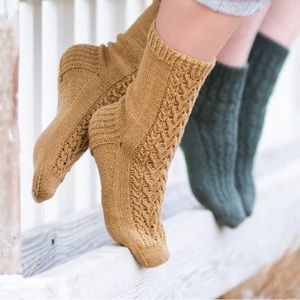 Hand knit socks